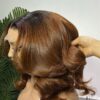 Élan wave – 14” | 300g | 5x5 Swiss Closure | Layered  Color- Cajun