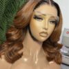 Élan wave – 14” | 300g | 5x5 Swiss Closure | Layered  Color- Cajun